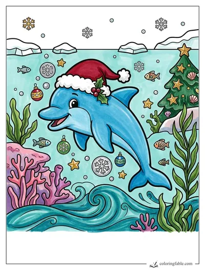 Colored example of this coloring page