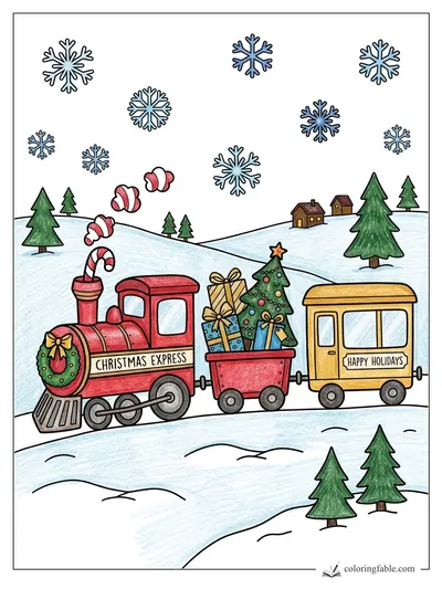 Colored example of this coloring page