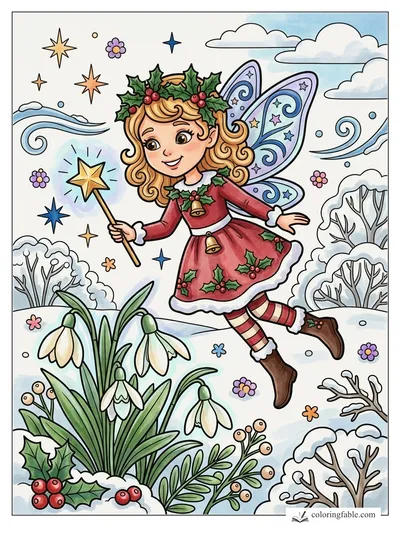 Colored example of this coloring page