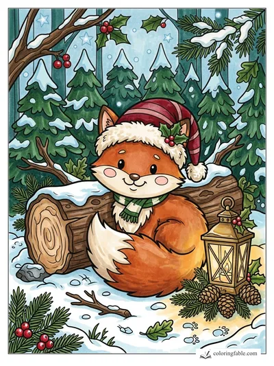 Colored example of this coloring page