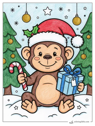 Colored example of this coloring page