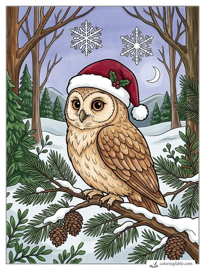 Colored example of this coloring page