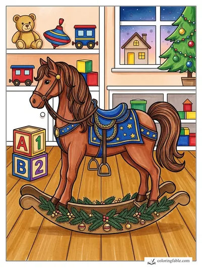Colored example of this coloring page