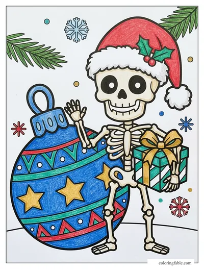 Colored example of this coloring page