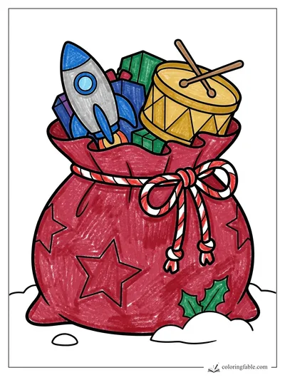 Colored example of this coloring page