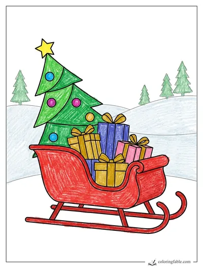 Colored example of this coloring page