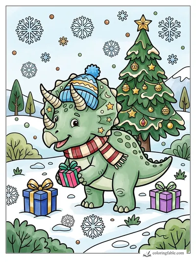 Colored example of this coloring page