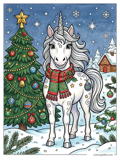 Colored example of this coloring page