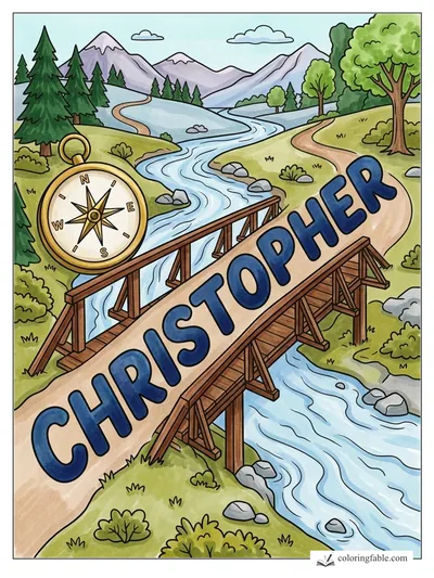 Colored example of this coloring page
