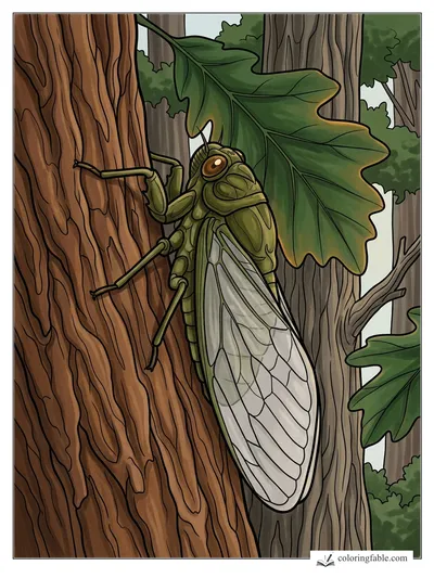 Colored example of this coloring page
