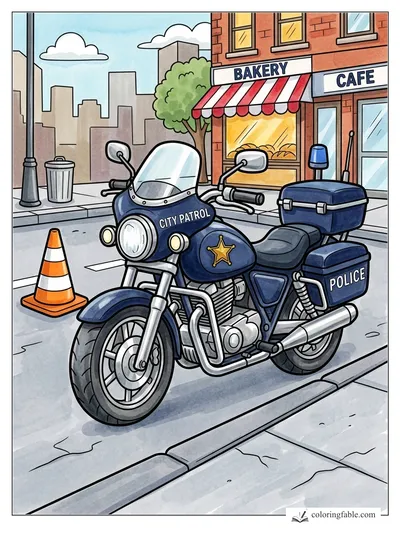 Colored example of this coloring page