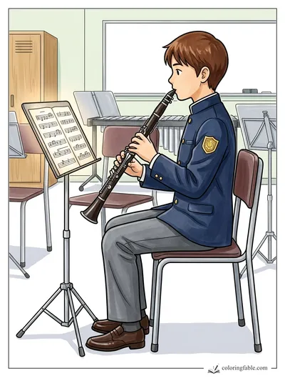 Colored example of this coloring page