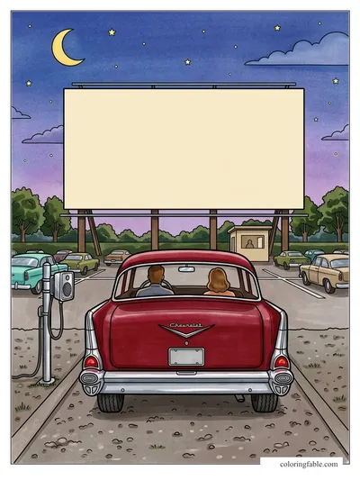 Colored example of this coloring page