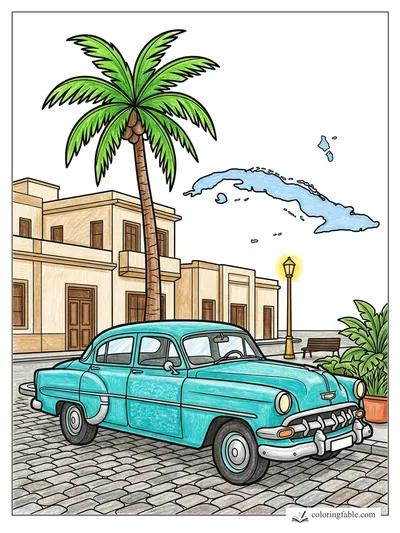 Colored example of this coloring page