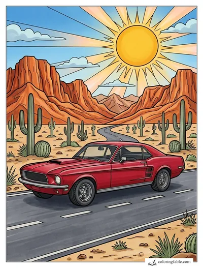 Colored example of this coloring page