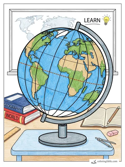 Colored example of this coloring page