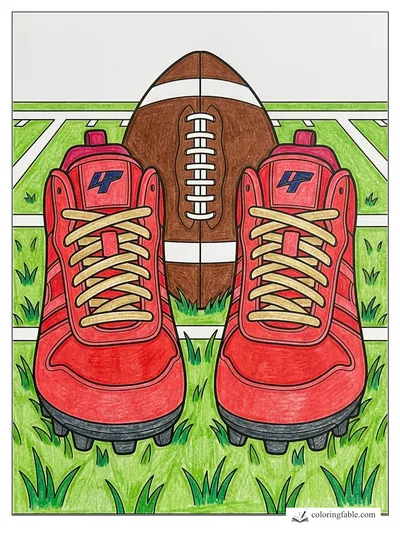 Colored example of this coloring page