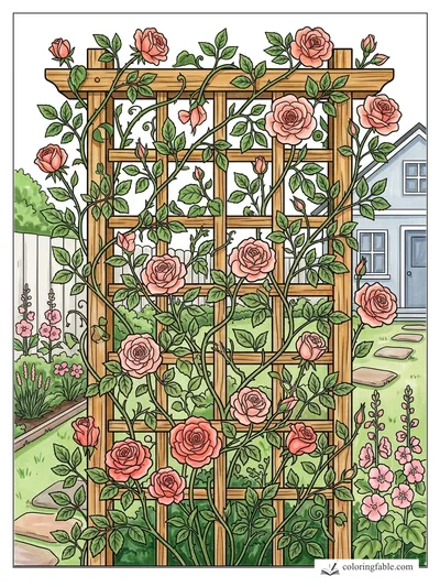 Colored example of this coloring page