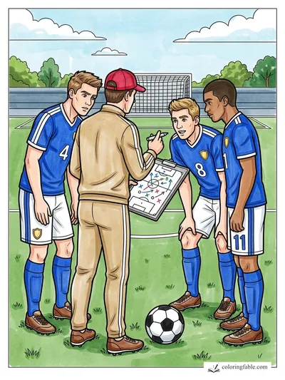 Colored example of this coloring page