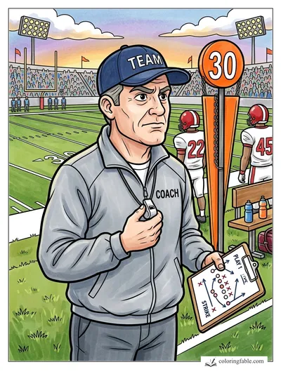 Colored example of this coloring page
