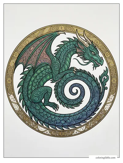 Colored example of this coloring page