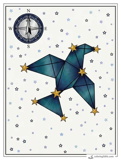 Colored example of this coloring page