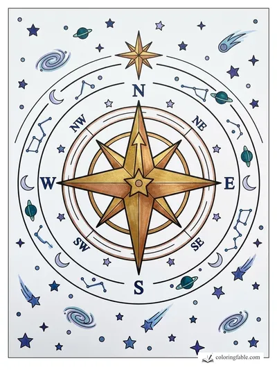 Colored example of this coloring page