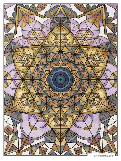Colored example of this coloring page