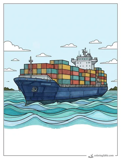 Colored example of this coloring page