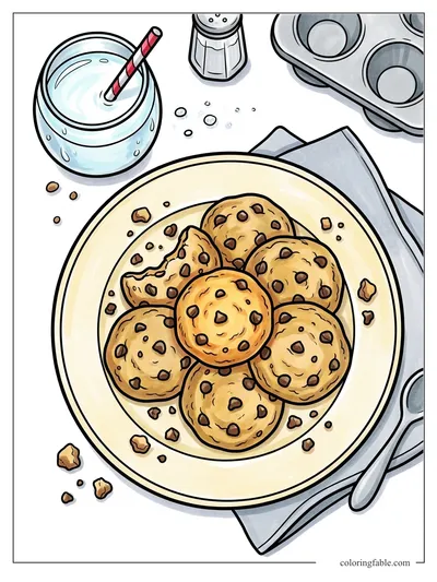 Colored example of this coloring page