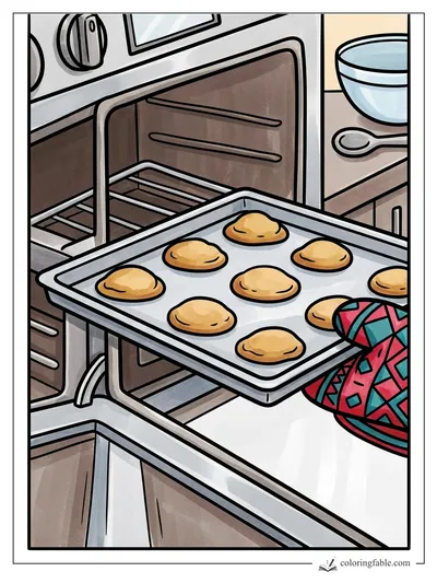 Colored example of this coloring page
