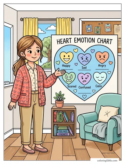 Colored example of this coloring page