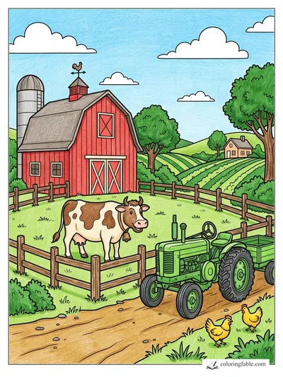 Colored example of this coloring page