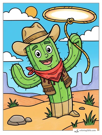 Colored example of this coloring page