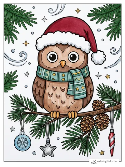 Colored example of this coloring page