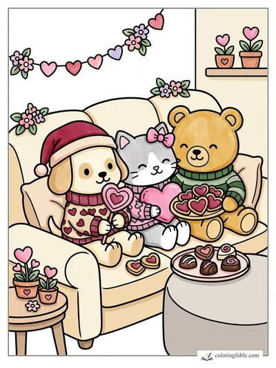 Colored example of this coloring page