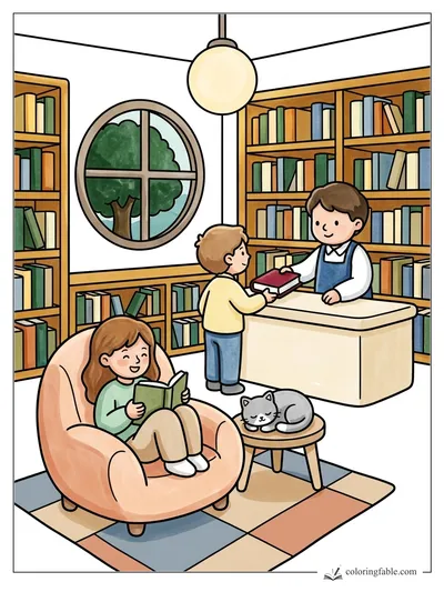 Colored example of this coloring page