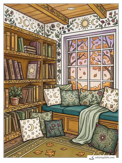 Colored example of this coloring page