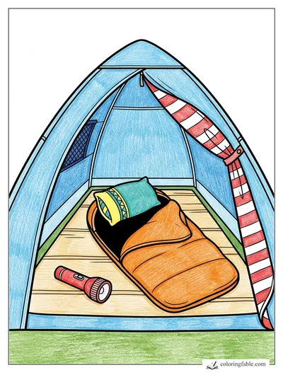 Colored example of this coloring page