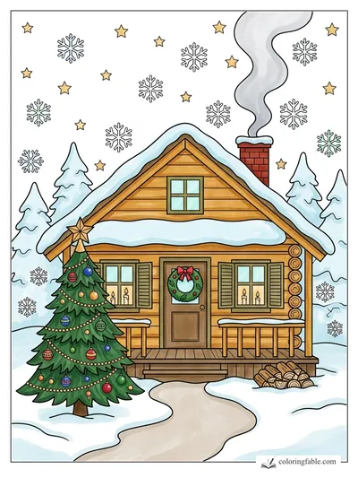 Colored example of this coloring page