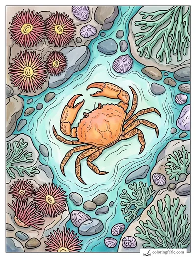 Colored example of this coloring page