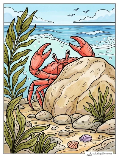Colored example of this coloring page