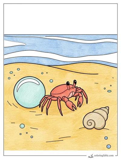Colored example of this coloring page