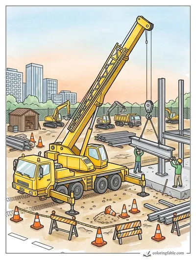 Colored example of this coloring page