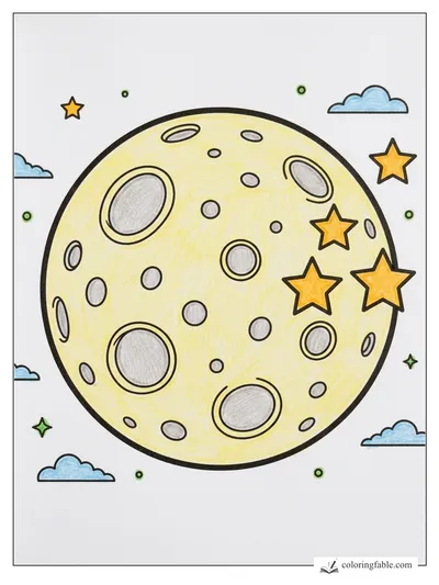 Colored example of this coloring page