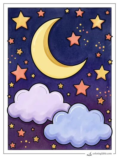 Colored example of this coloring page