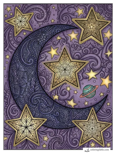 Colored example of this coloring page
