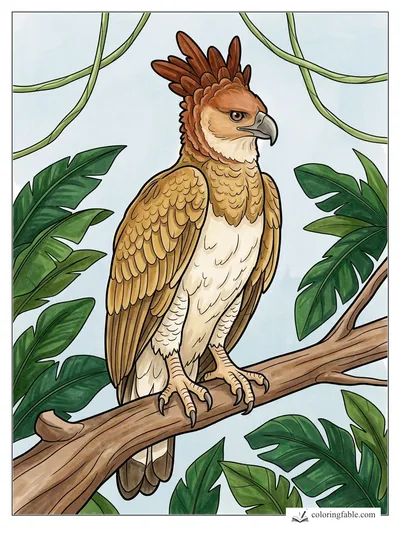 Colored example of this coloring page