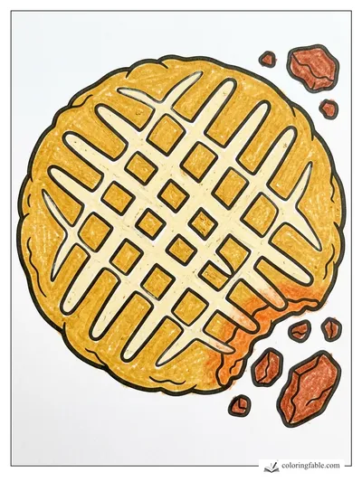 Colored example of this coloring page