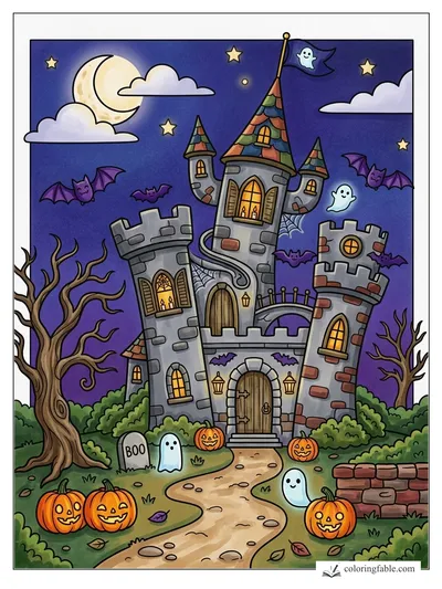 Colored example of this coloring page